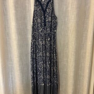 Old Navy Blue Halter Style Maxi Dress